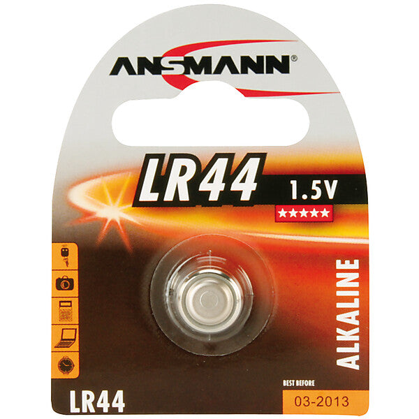 Hückmann Knopfzelle 1,5V LR44 Bli1 Ansmann